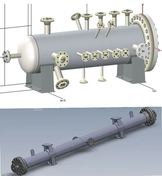 Engineering team reviewing piping isometrics