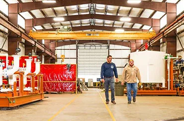 Houston Texas fabrication facility interior