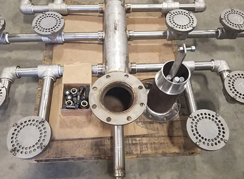 Fabrication project - process piping assembly