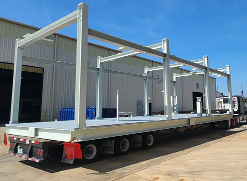 Structural steel fabrication - platform and support frame